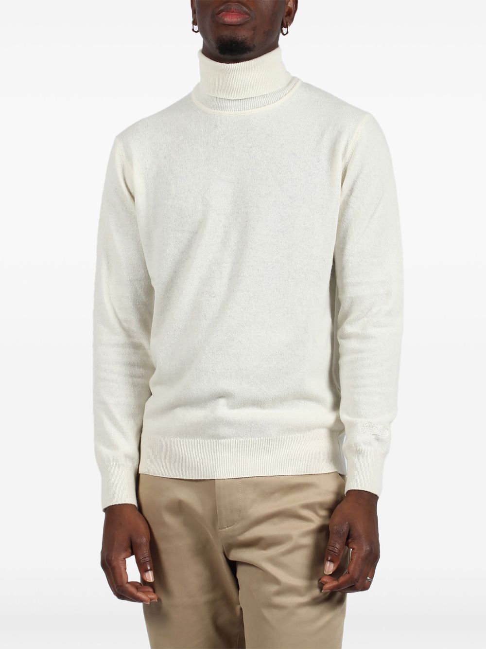 MC2 Saint Barth roll-neck sweater - Wit