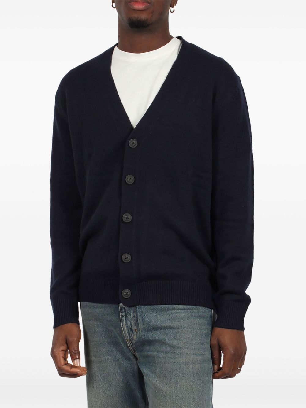 MC2 Saint Barth V-neck cardigan - Blauw