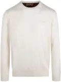 MC2 Saint Barth logo-embroidered sweater - White