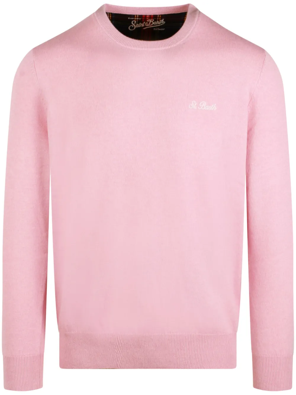MC2 Saint Barth Trui met geborduurd logo Roze