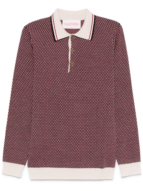 Valentino Garavani knitted polo shirt