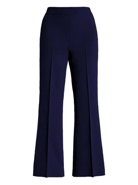 High Sport Kick pleated-front flared trousers