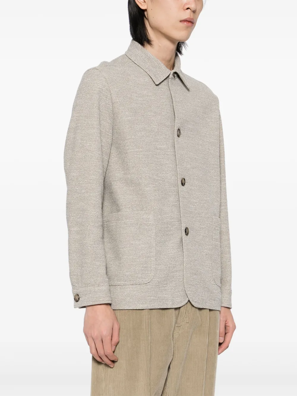 BOSS Button-up jack Beige