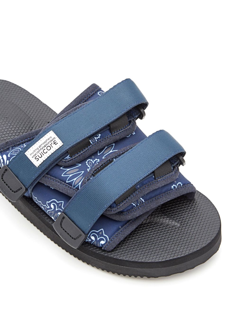 Suicoke Sandalen met logopatch Blauw