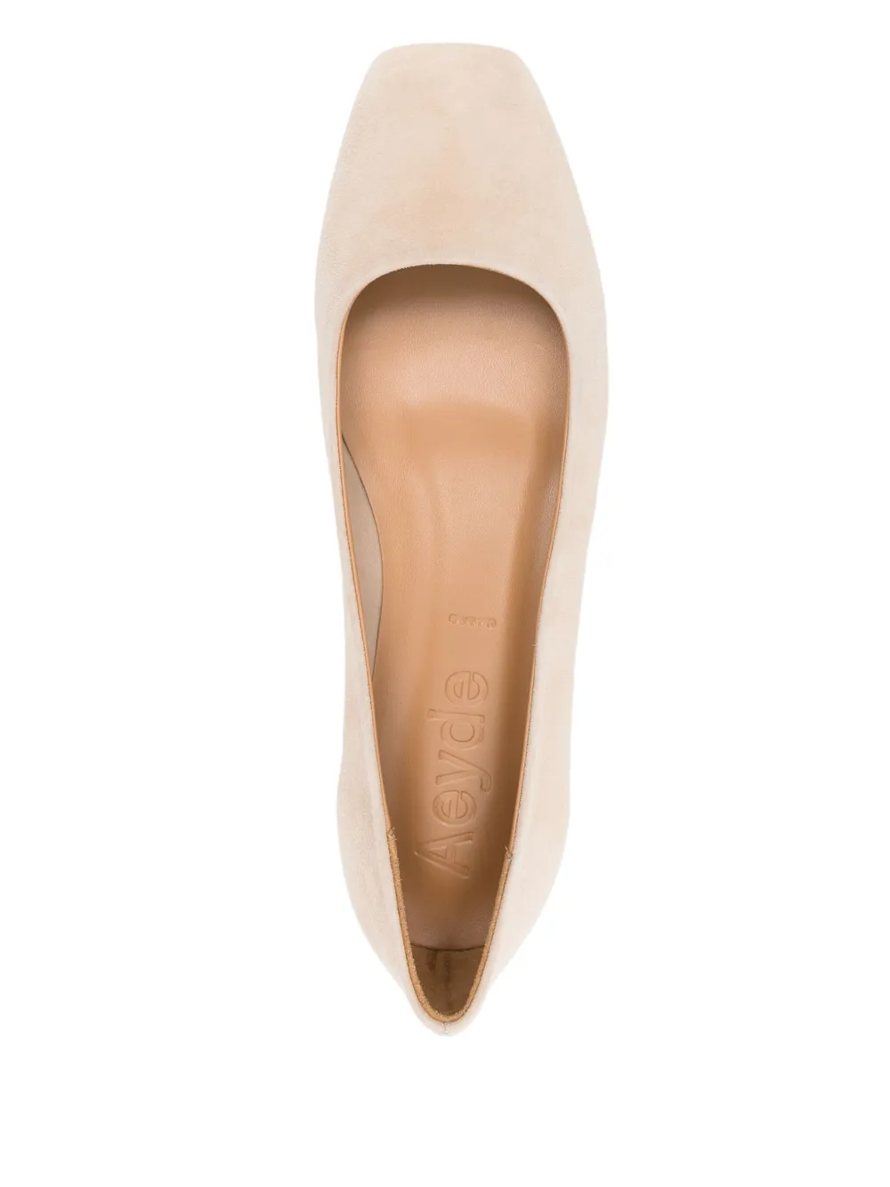 Aeyde Ida ballerina's Beige