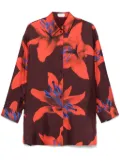 Alexander McQueen floral-print shirt - Red