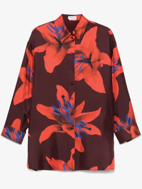 Alexander McQueen camisa con estampado floral