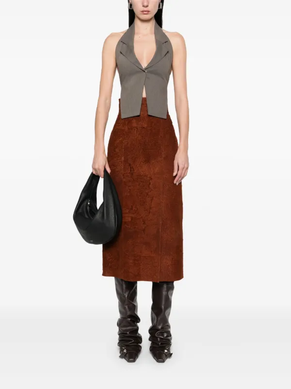 スカート ALEXANDER MCQUEEN Woman Skirt Beige 810755 QHAB6 7059 McQueen Outlet: Skirt woman - Beige | McQueen skirt 810755