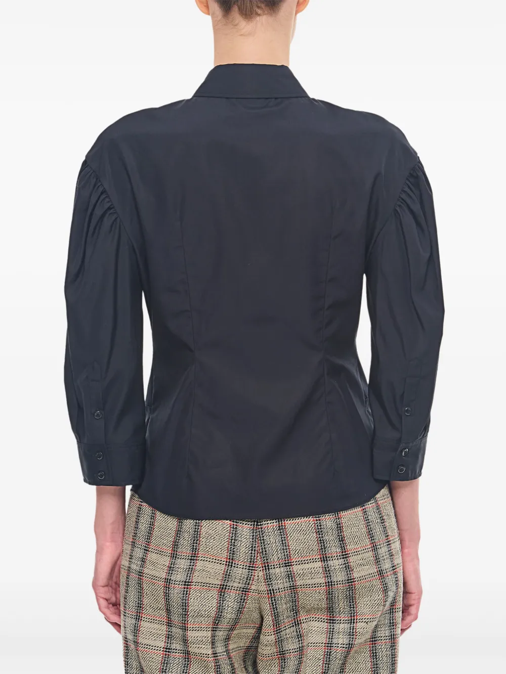 Simone Rocha Blouse in korset-stijl Zwart