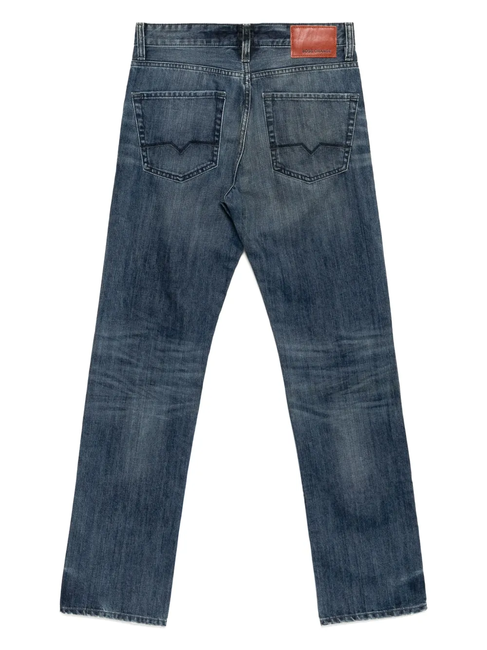 BOSS Straight jeans - Blauw