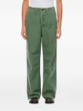 MOTHER logo-patch jeans - Green