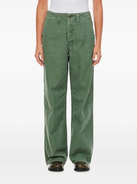MOTHER logo-patch jeans