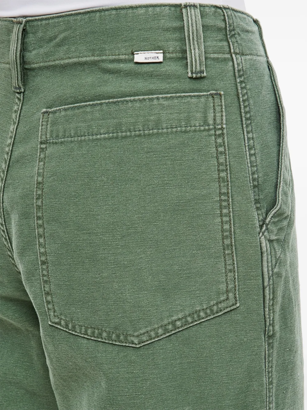 Shop Mother Logo-patch Jeans