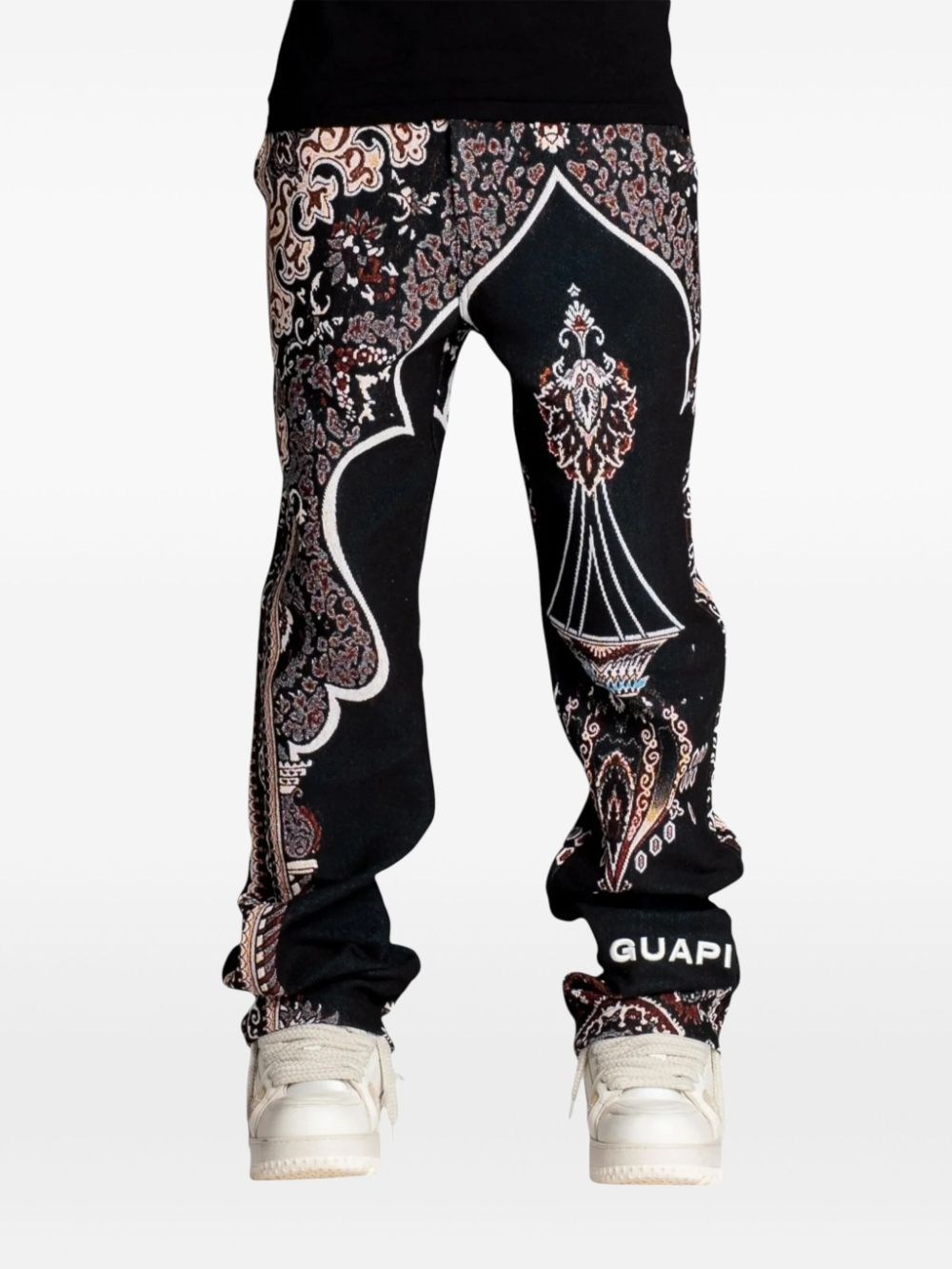 GUAPI Persian Tapestry trousers - Zwart