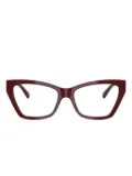 Jimmy Choo Eyewear embellished squared cat-eye glasses