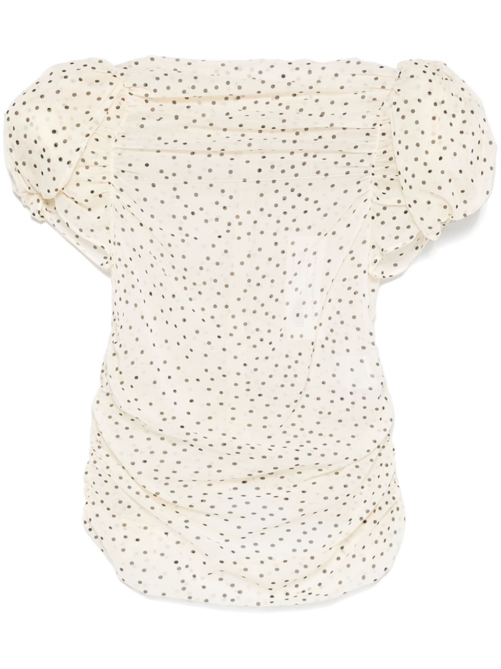 Magda Butrym polka dot blouse - Neutrals