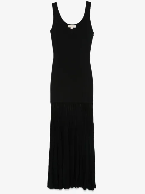 Michael Kors vestido largo con paneles traslúcidos