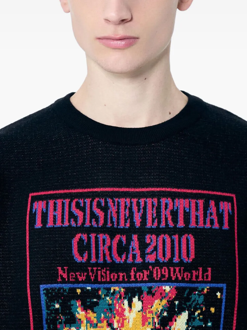 This Is Never That Basketball Hoop Sweater In Black