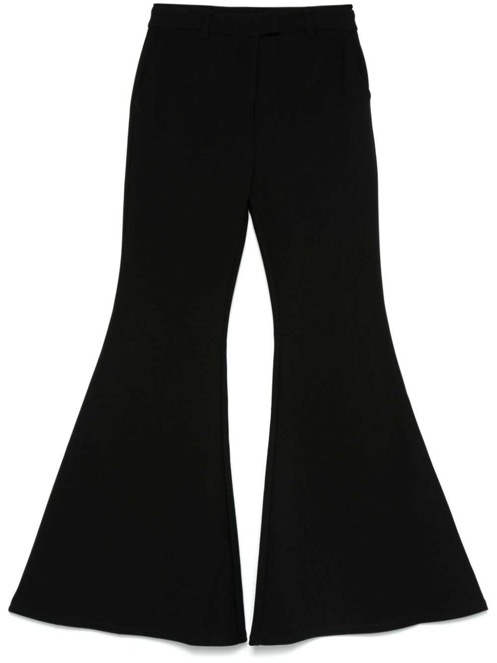 Michael Kors Crêpe flared broek Zwart