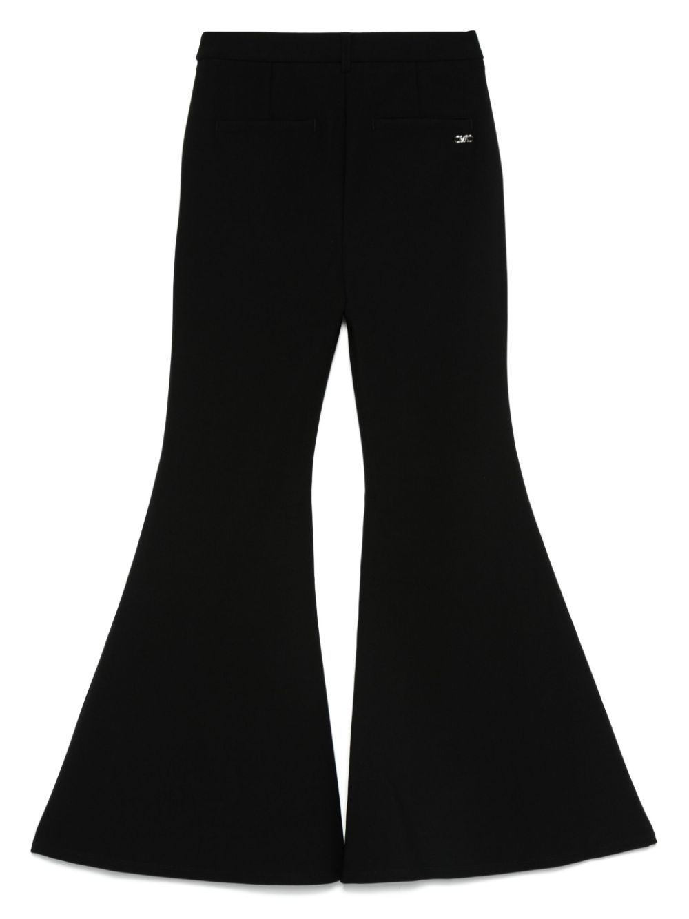 Michael Kors crepe flared trousers - Zwart