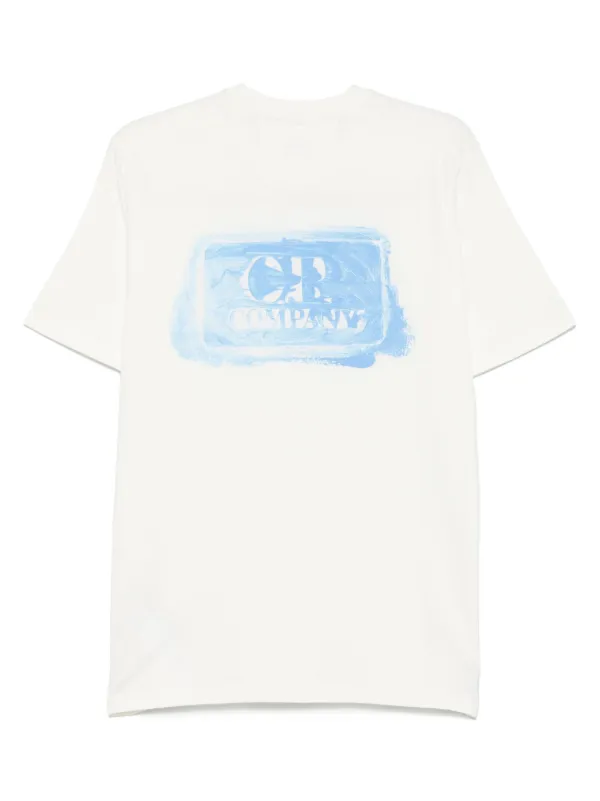 C.P. Company ジャージーロゴTシャツ C.P. Company ジャージー Tシャツ | ホワイト | FARFETCH JP