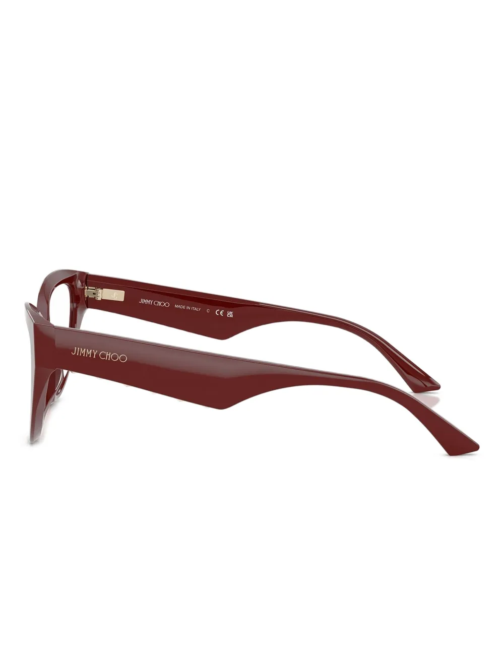 Jimmy Choo Eyewear Bril met cat-eye montuur Rood