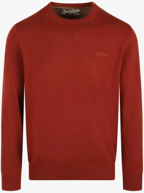 MC2 Saint Barth logo-embroidered sweater