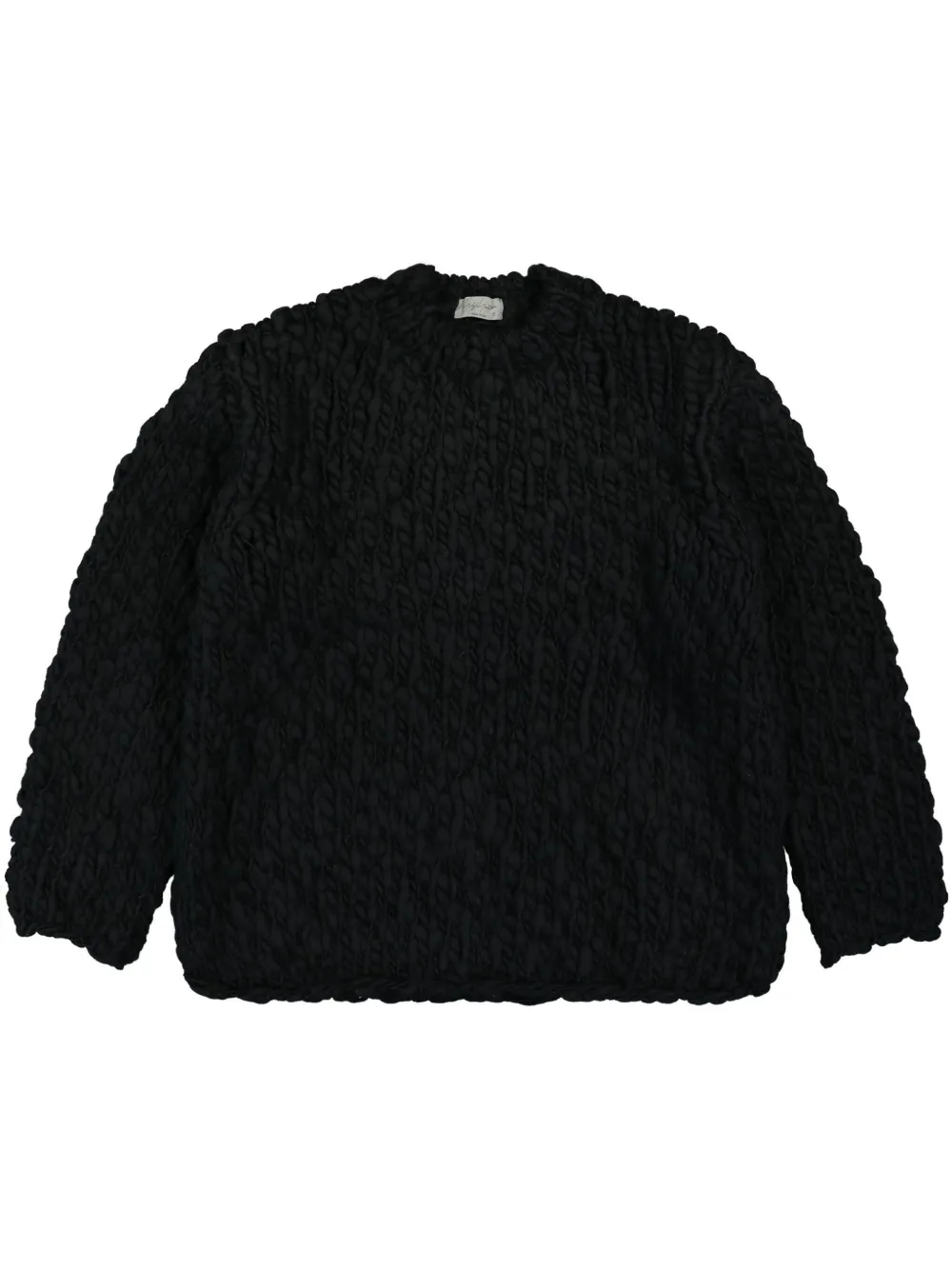 Yohji Yamamoto suéter con cuello redondo | negro | Image 1