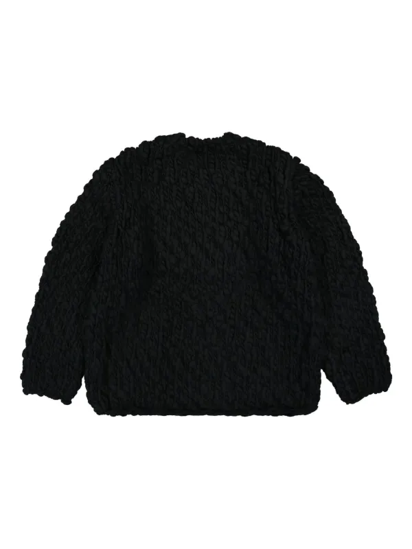 Yohji Yamamoto クルーネックセーター Yohji Yamamoto クルーネック セーター | ブラック | FARFETCH JP