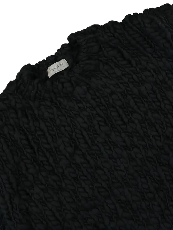 Yohji Yamamoto クルーネックセーター Yohji Yamamoto クルーネック セーター | ブラック | FARFETCH JP