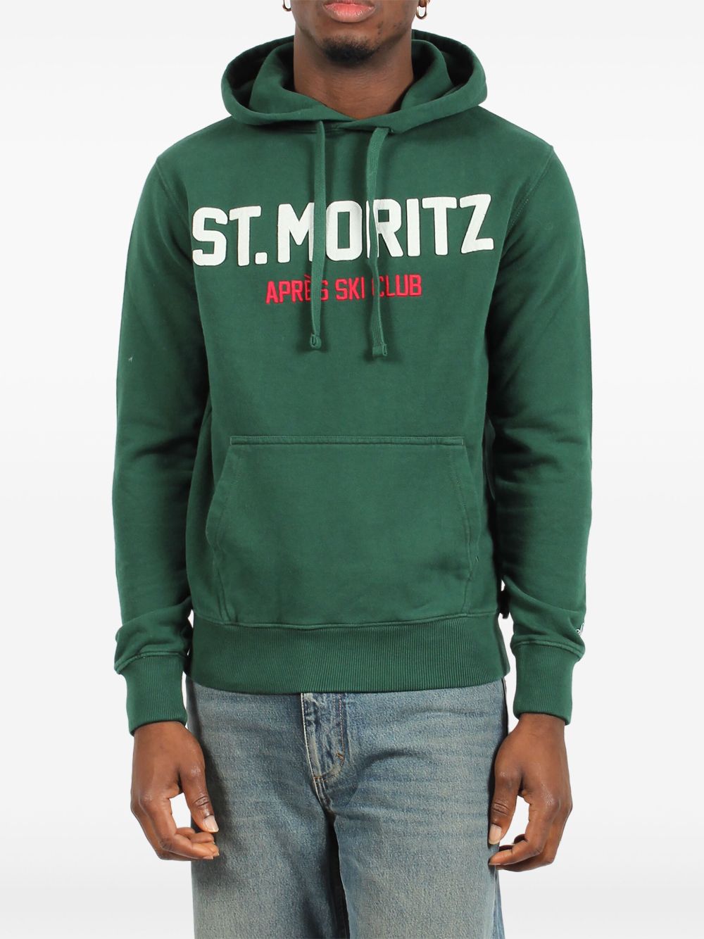 MC2 Saint Barth logo-patch hoodie - Groen