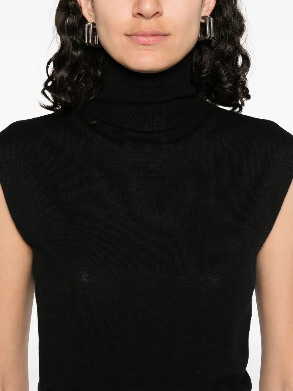 Rick Owens Kasjmier top Zwart