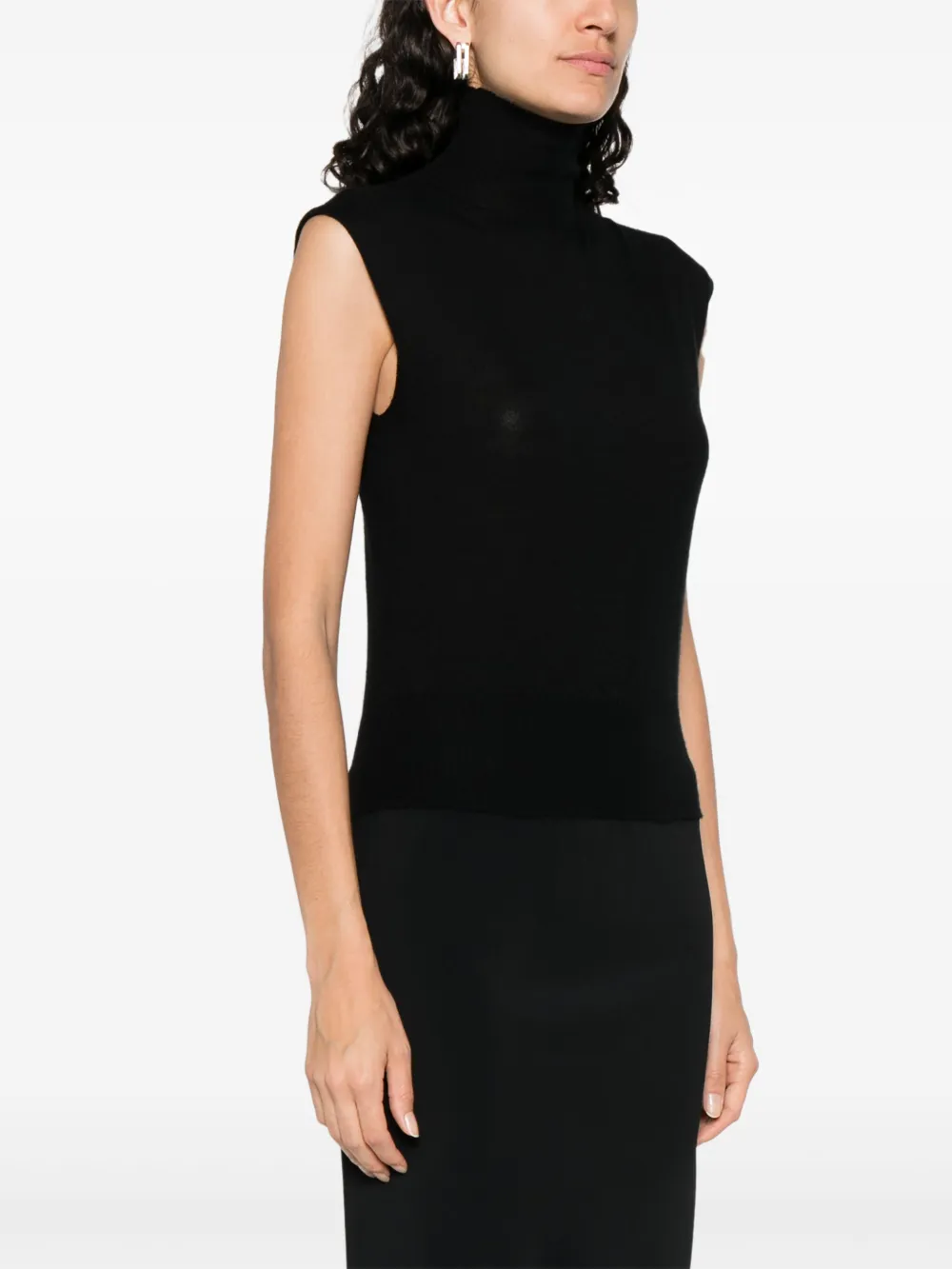 Rick Owens Kasjmier top Zwart