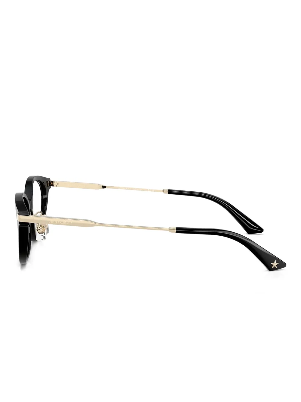 Jimmy Choo Eyewear Bril met ovaal montuur Zwart