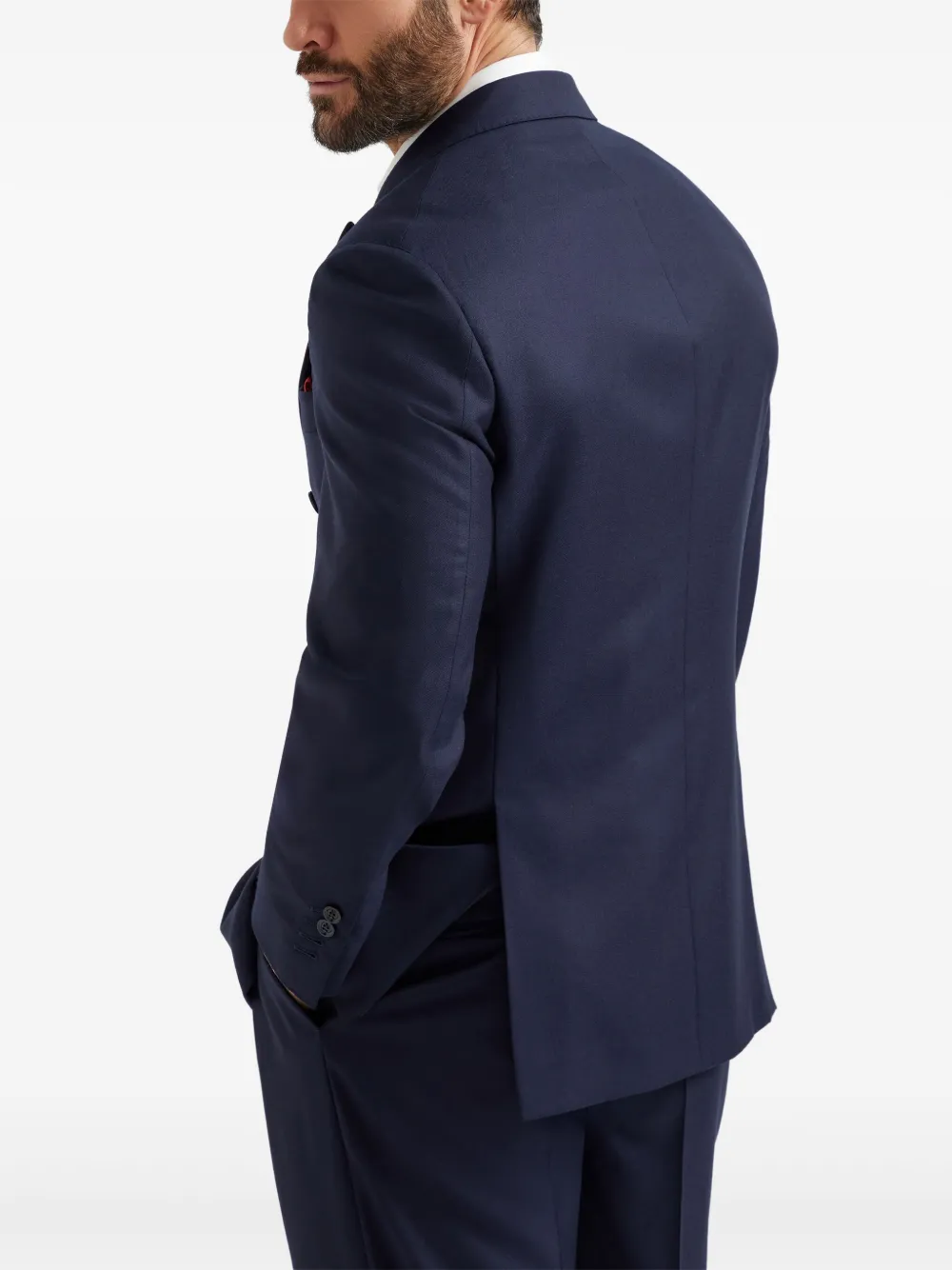 Brunello Cucinelli Kasjmier blazer Blauw