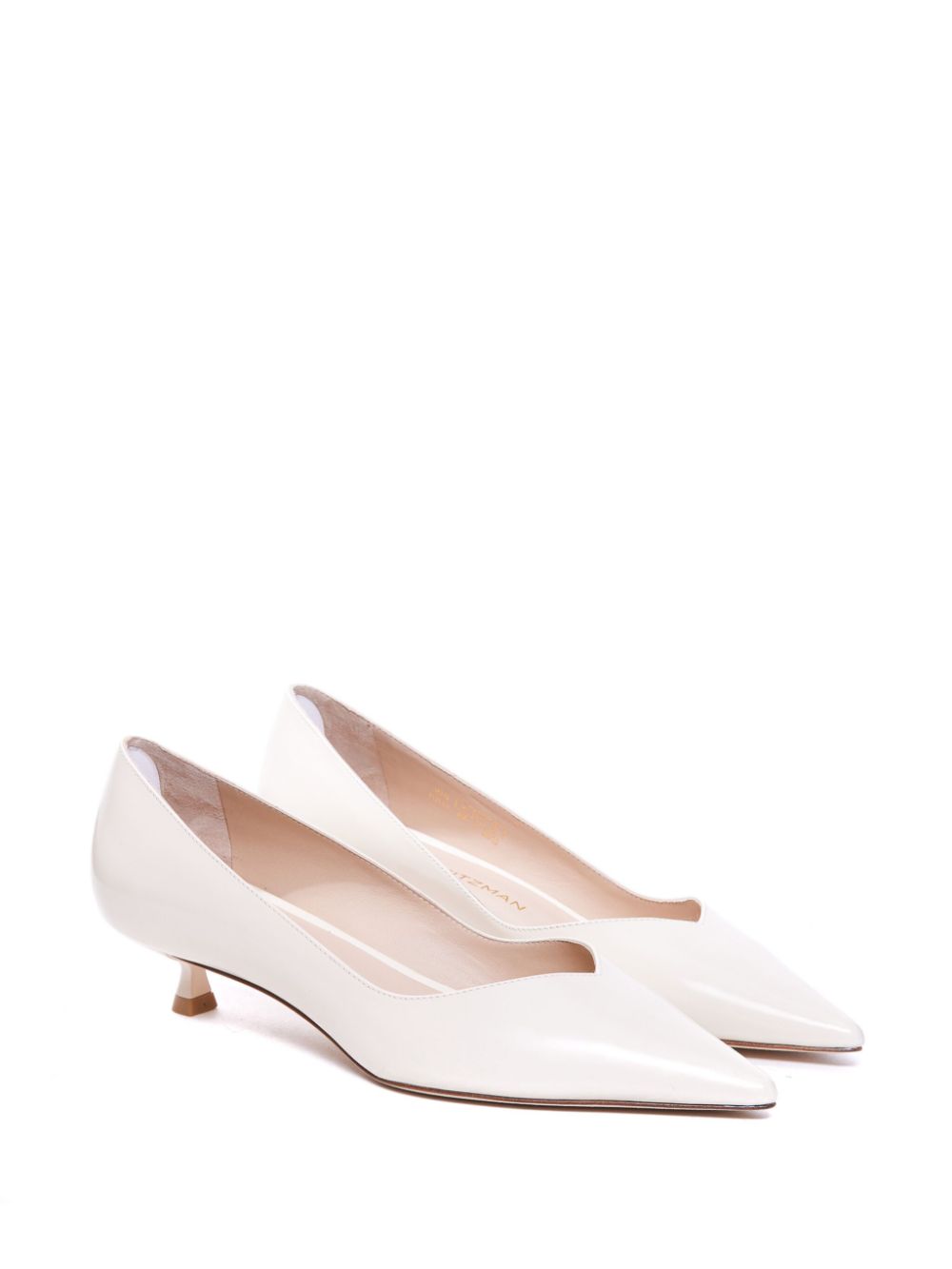 Stuart Weitzman 35mm Eva pumps - Wit