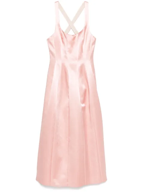 Philosophy Di Lorenzo Serafini Midikleid aus Satin