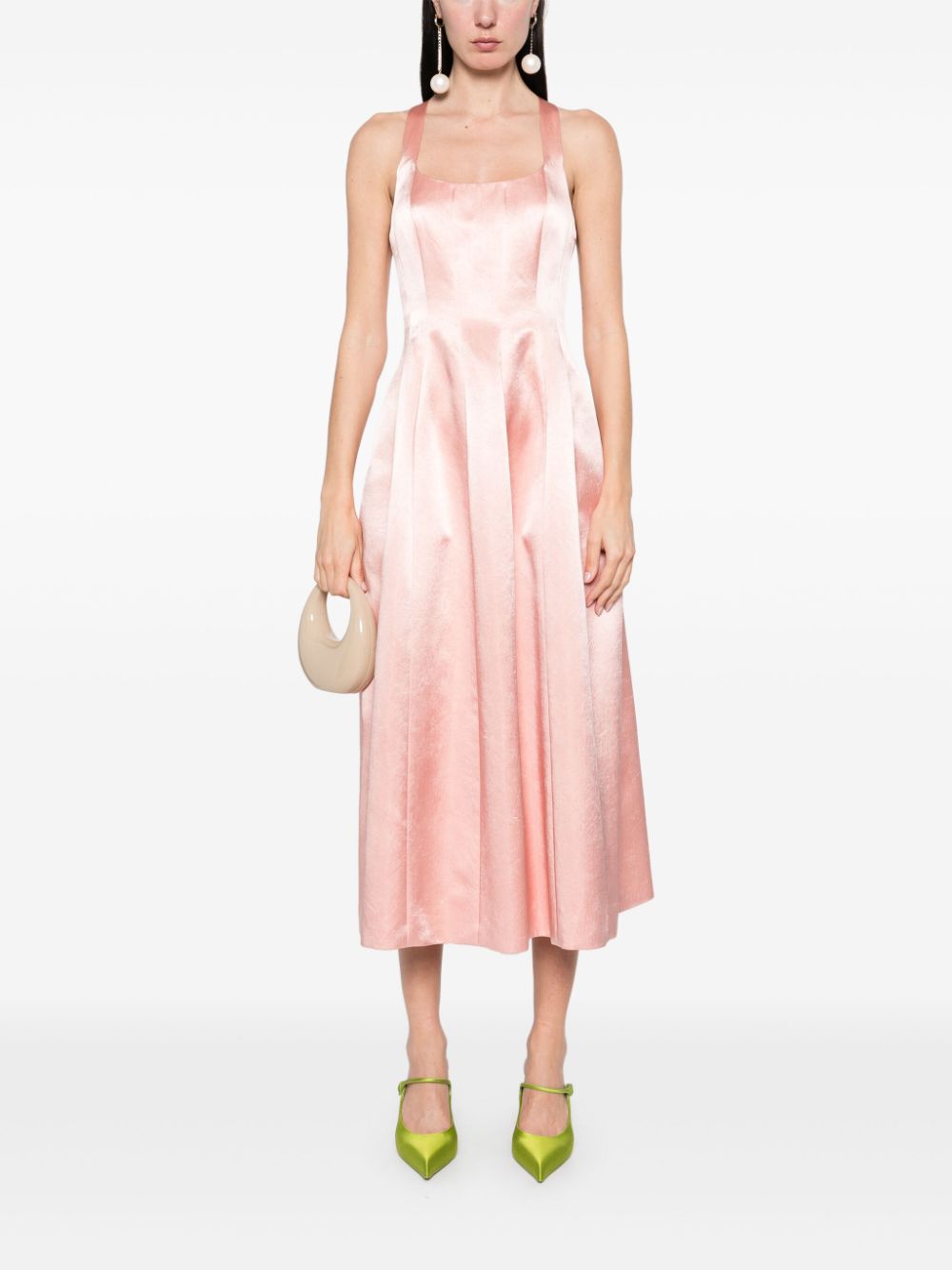 Philosophy Di Lorenzo Serafini satin midi dress - Roze