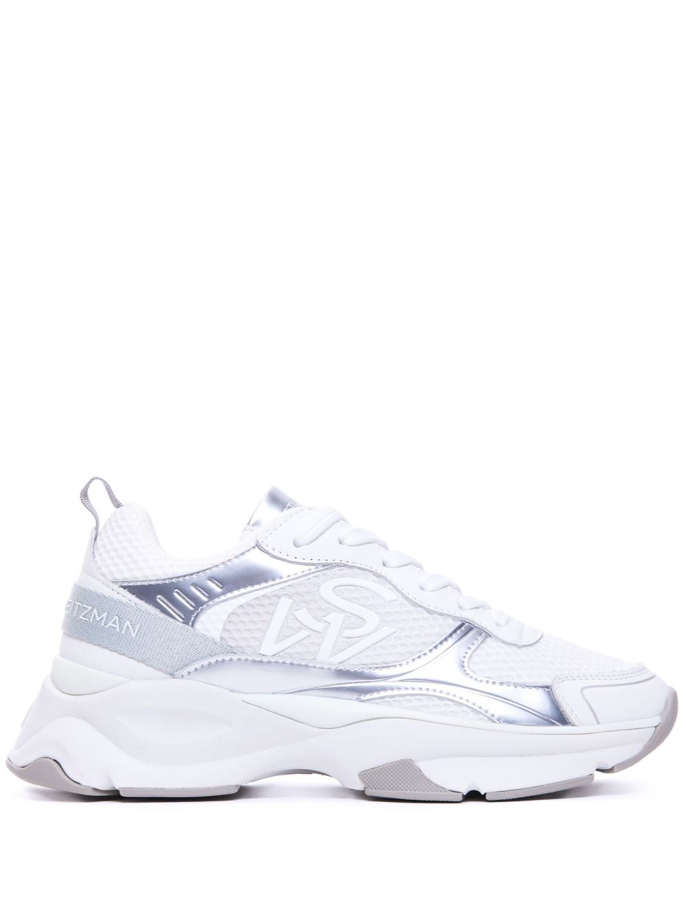 Stuart Weitzman panelled sneakers White