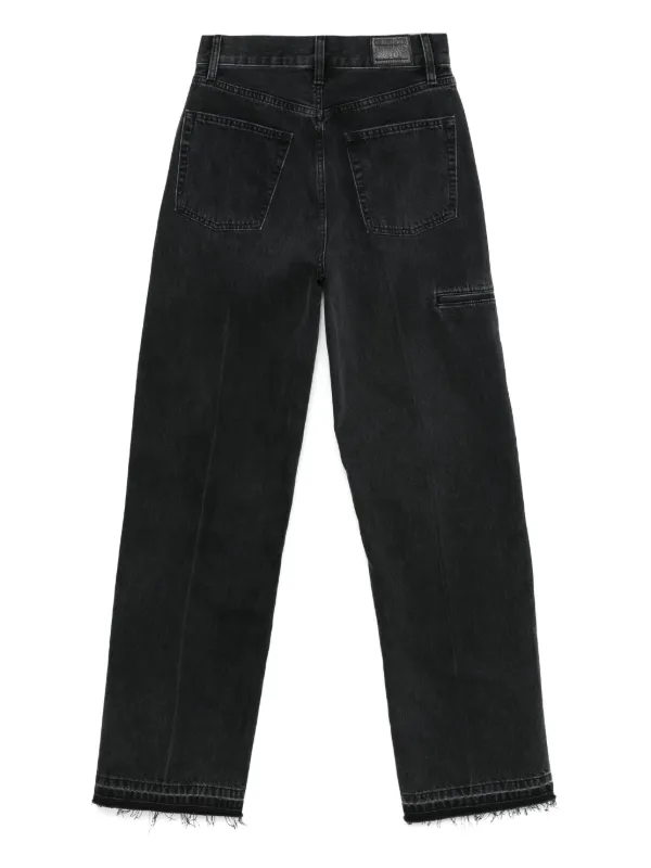 Helmut Lang Stretch Lamb Leather Pants Jeans Black sz 8 NWT