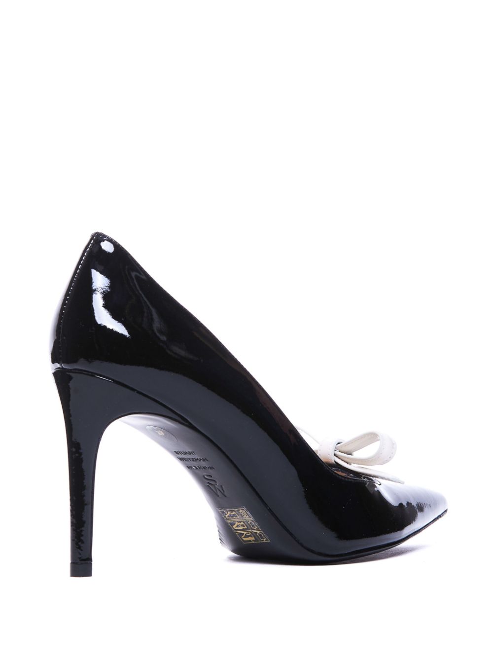 Stuart Weitzman 85 mm Felicity pumps met strik Zwart