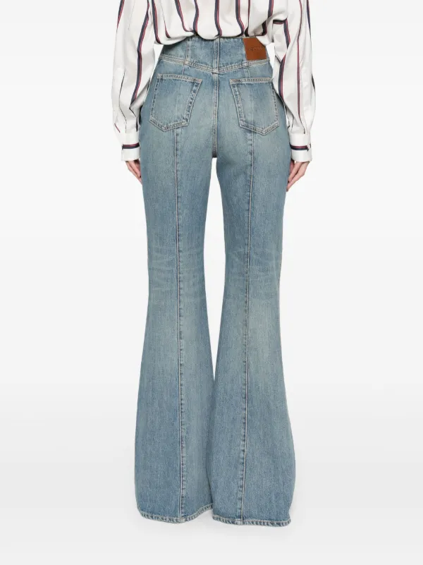 【関税&送料込】Alexander Mcqueen Jeans With Knotted Detail High-Waisted Cuffed Jeans - Alexander McQueen - Women | WE