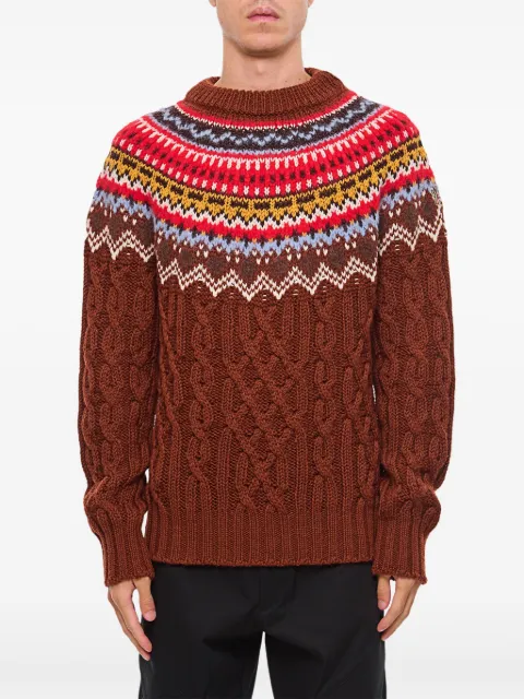 Moncler Grenoble suéter con cuello redondo