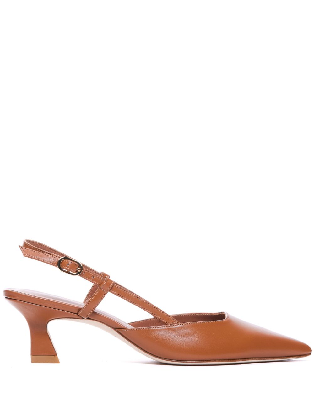 Stuart Weitzman 50mm Vinnie slingback pumps Brown