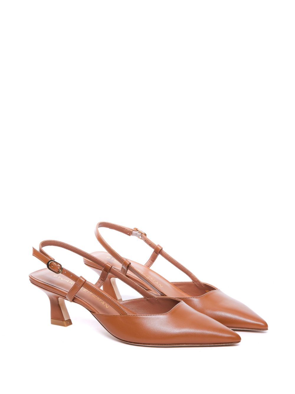 Stuart Weitzman 50 mm Vinnie slingback pumps - Bruin