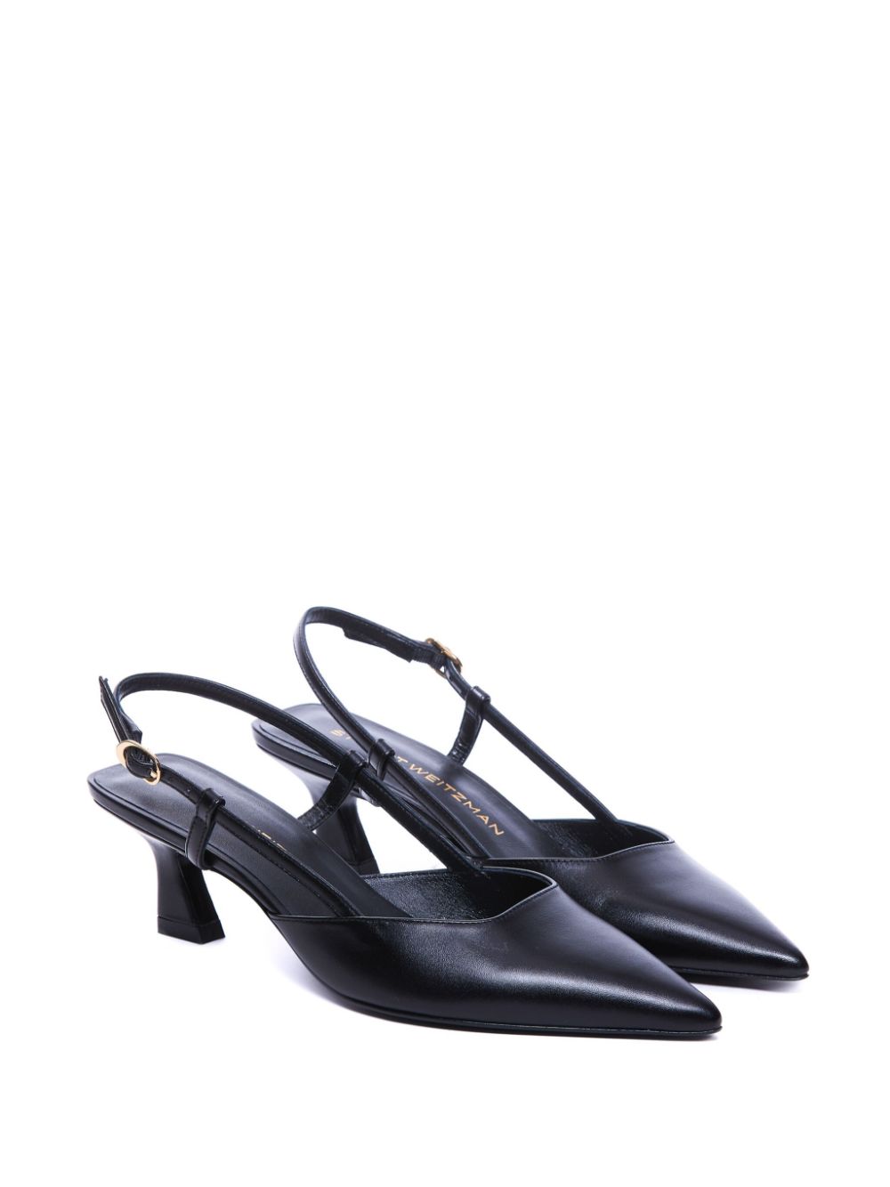 Stuart Weitzman 50mm Vinnie slingback pumps - Zwart