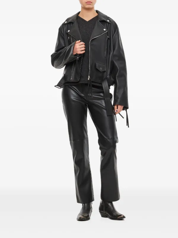 ブラックレザーライダースジャケット セール】 〔 Sサイズ 〕 ストレッチエンボス クールライダース