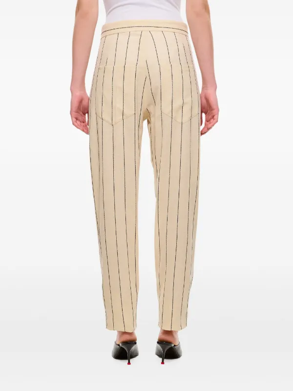 SETCHU パンツ Setchu ストライプ パンツ | ニュートラル | FARFETCH JP