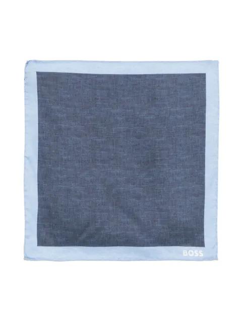 BOSS mascada con logo estampado
