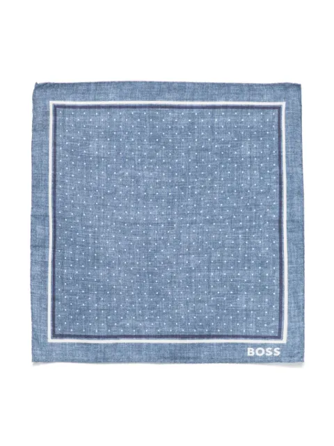 BOSS mascada con logo estampado